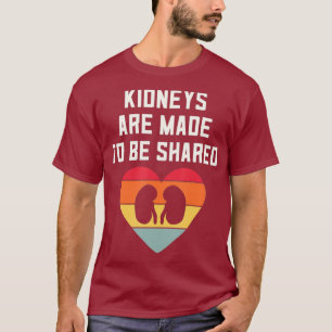 Camiseta Donante de riñón Trasplante renal Enfermera de nef