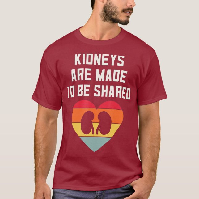 Camiseta Donante de riñón Trasplante renal Enfermera de nef (Anverso)