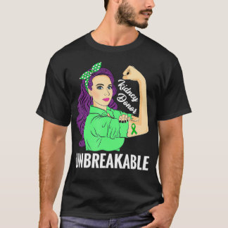 Camiseta Donante de riñones regalo inquebrantable para tras