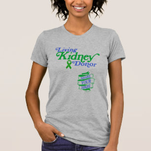 Camiseta Donante de riñones vivos y comparta su cosecha de
