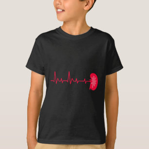Camiseta Donante Riñón - Ekg Heartbeat Enfermedad Riñón Awa