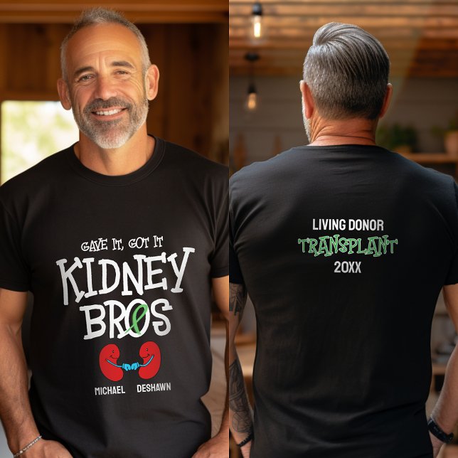 Camiseta Donante y Personalizado del receptor de trasplante (Subido por el creador)