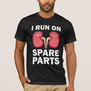 Camiseta Donantes divertidos del riñón - corro en el rega