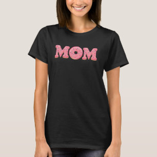 Camiseta Donas Rociadas Lindas Madre Donut para Repostería