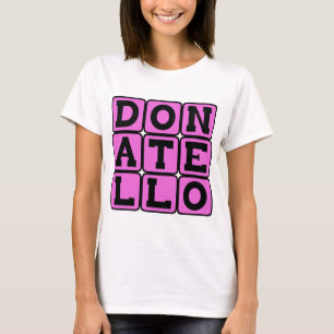 Camiseta Donatello, artista del Renacimiento