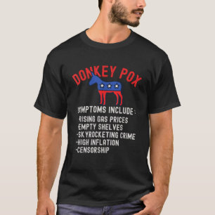 Camiseta Donca de Donkey Pox Conservador Republicano Anti B