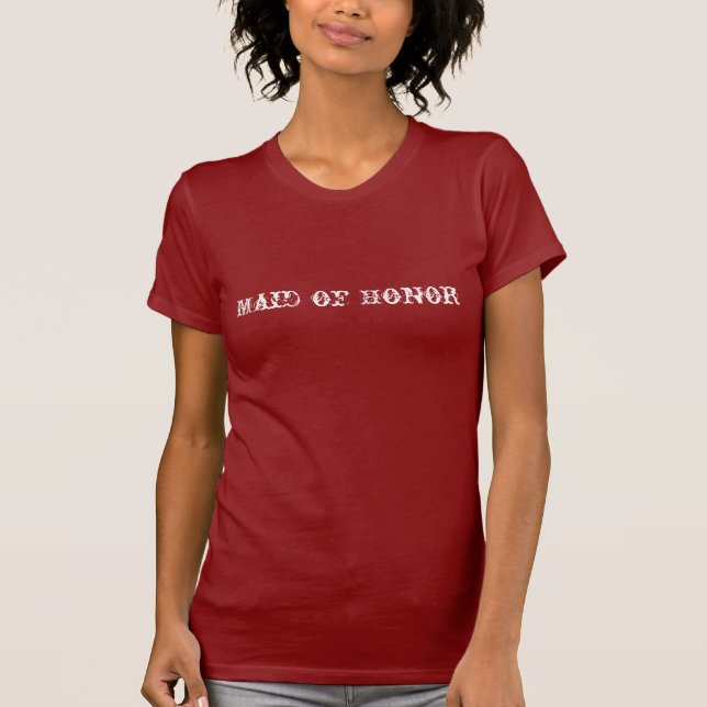 Camiseta doncella de honor (Anverso)