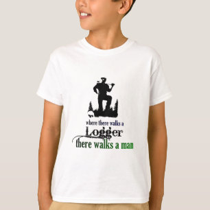 Camiseta Donde allí camina un maderero