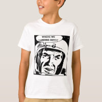 ¿Dónde aterrizamos los niños? Tee Shirt