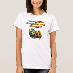 Camiseta Donde cada sueño es un nuevo descubrimiento Soña