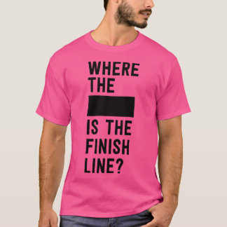 Camiseta Donde el blanco es la línea de acabado