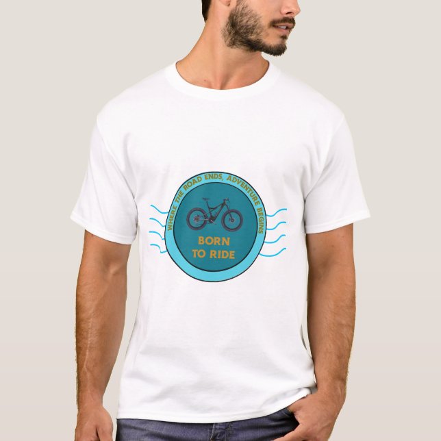 Camiseta Donde el camino termina, la aventura comienza el C (Anverso)