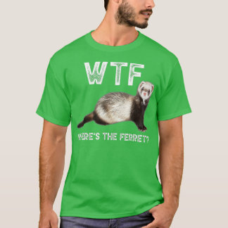 Camiseta Donde El Ferret Animal Lover Gracioso Ferret Cute
