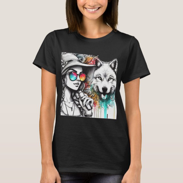 Camiseta Donde el Guay retro se encuentra con el espíritu s (Anverso)