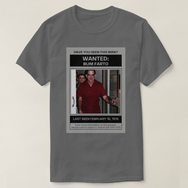 Camiseta Dónde está Bum Farto TShirt (Diseño del anverso)