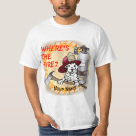 Camiseta Dónde está el bombero de incendios 