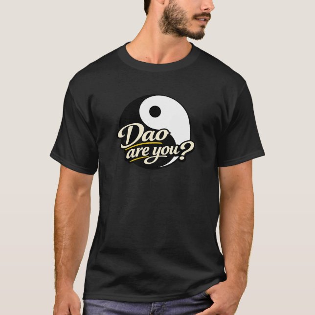 Camiseta ¿Dónde está el Dao? (Anverso)
