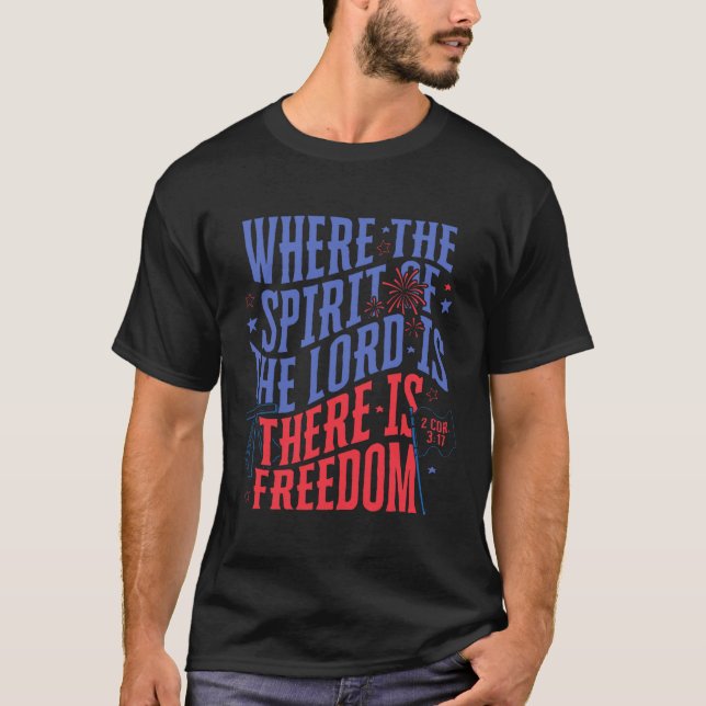 Camiseta Donde Está El Espíritu Del Señor Hay Libertad 4 (Anverso)
