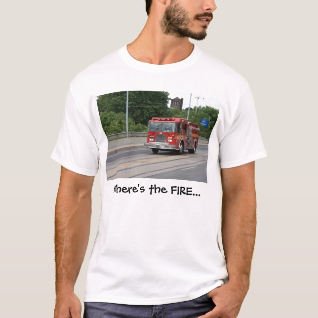 Camiseta Donde está el FUEGO… (Anverso)