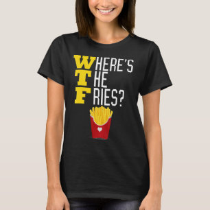 Camiseta ¿Dónde está el gracioso meme de comida chatarra de
