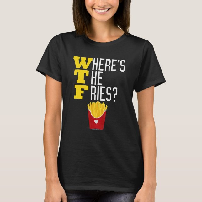 Camiseta ¿Dónde está el gracioso meme de comida chatarra de (Anverso)