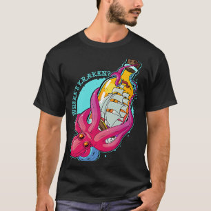 Camiseta ¿Dónde está el Octopus Kraken Sea Animal Tentacles