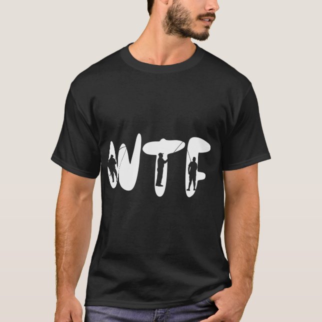 Camiseta ¿Dónde está el pez WTF (Anverso)