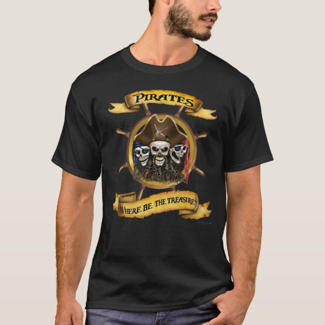 CAMISETA DÓNDE ESTÁ EL TESORO (Anverso)