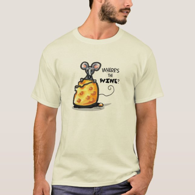 Camiseta Dónde Está El Vino (Anverso)