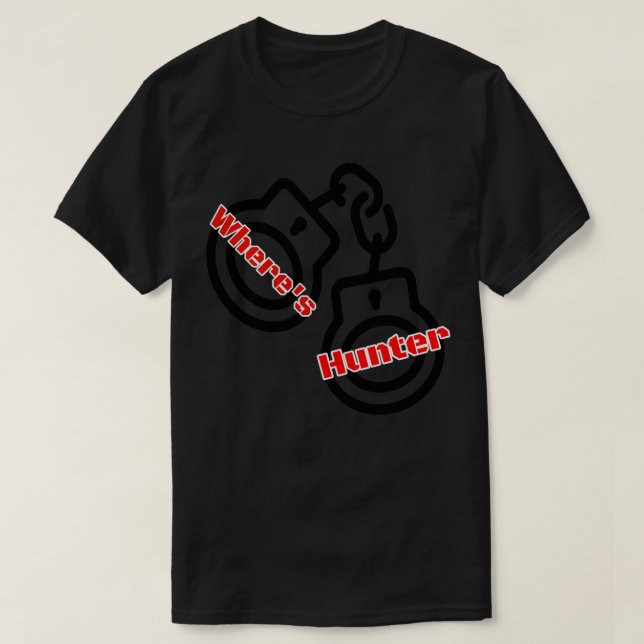 Camiseta Dónde está Hunter (Diseño del anverso)