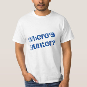 Camiseta ¿Dónde está Hunter?Camiseta