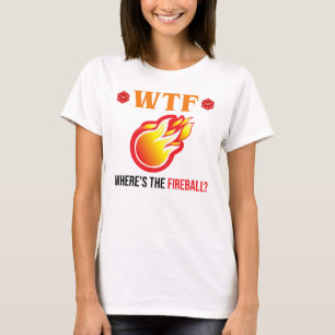 Camiseta ¿Dónde está la bola de fuego?