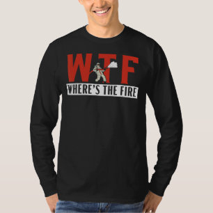 Camiseta ¿Dónde está la chimenea de bomberos?