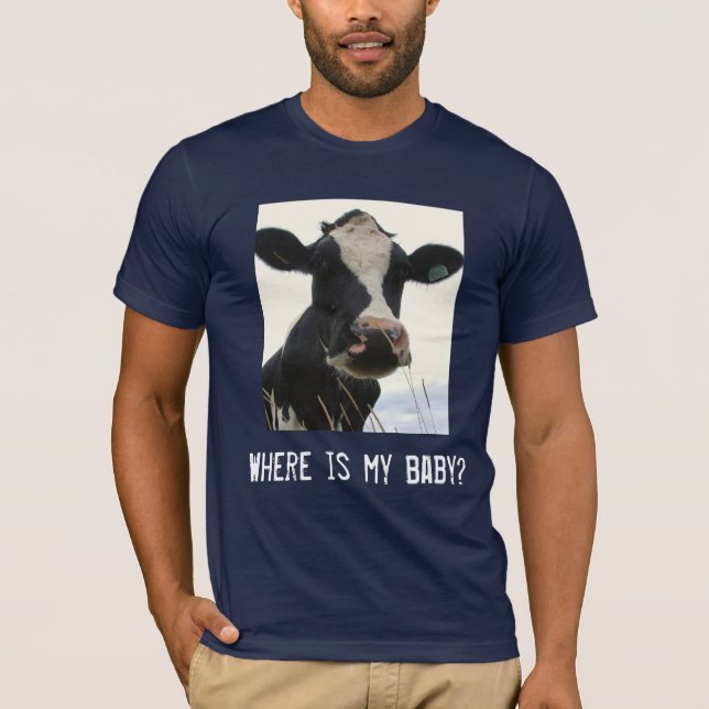 Camiseta ¿Dónde está mi bebé? (Anverso)