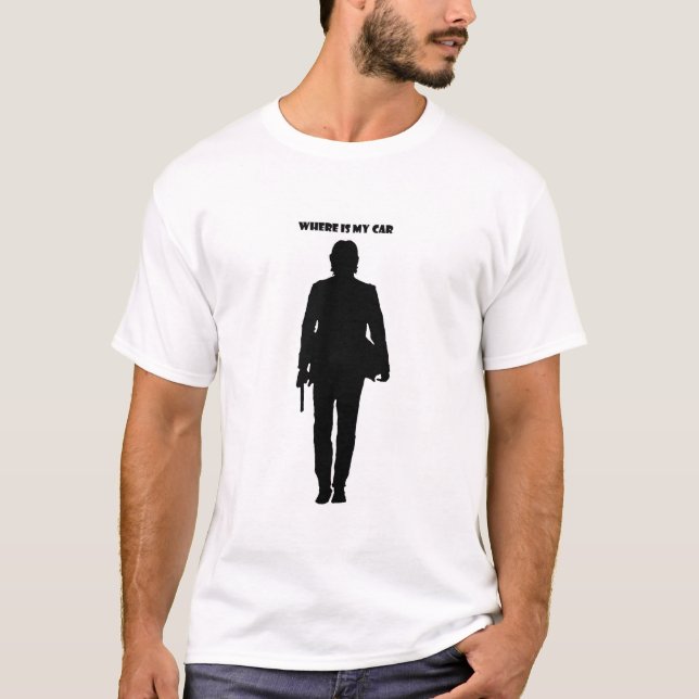 Camiseta ¿Dónde está mi coche? (Anverso)