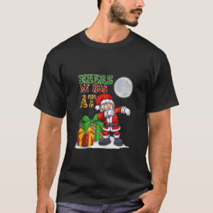 Camiseta Dónde está mi Ho en Dabbing Santa Claus Tree Light