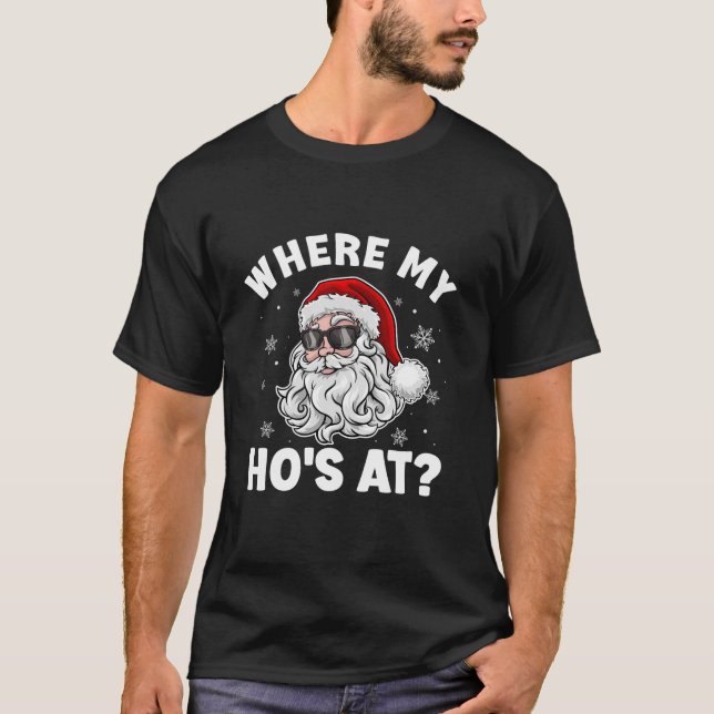 Camiseta Donde está mi trabajo con los divertidos Navidades (Anverso)