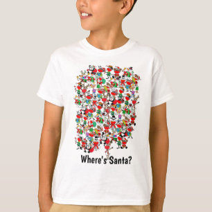 Camiseta Dónde está Santa Claus - Mira y encuentra la camis