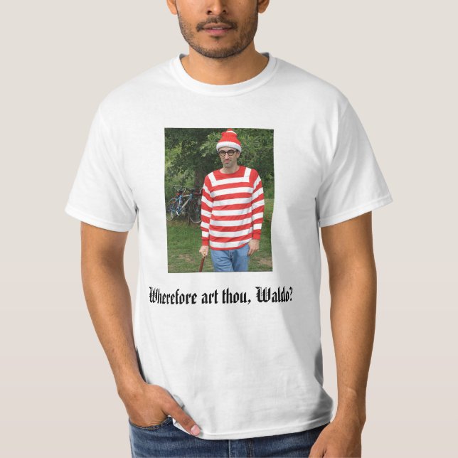 Camiseta ¿Dónde está Waldo? (Anverso)