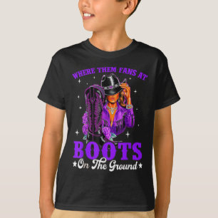 Camiseta Donde Están Esos Fans Con Botas En El Suelo Línea 