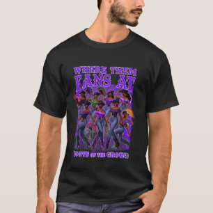 Camiseta Dónde están esos fans con botas en el terreno vaqu