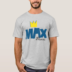 Camiseta Donde están las cosas salvajes   Máx. y corona