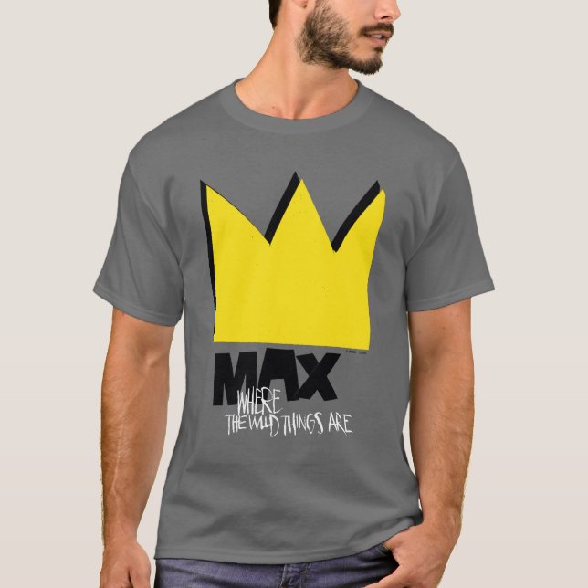 Camiseta Donde están las cosas salvajes | Máx. y corona (Anverso)