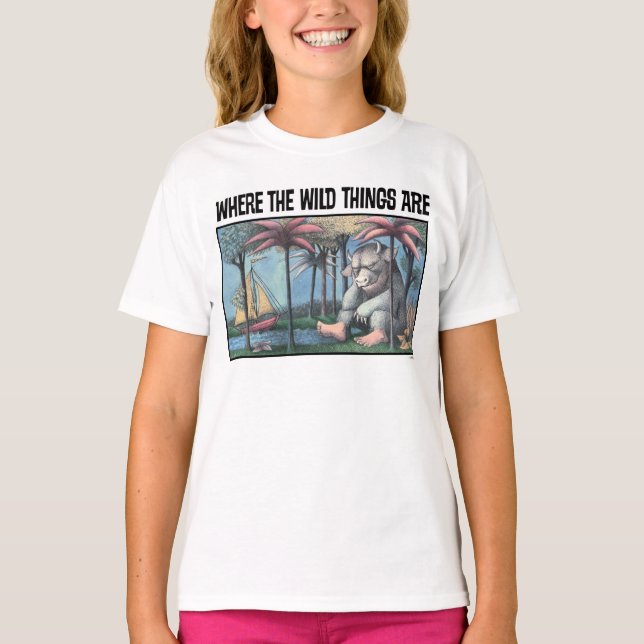 Camiseta Donde están las cosas salvajes | Portada del libro (Anverso)