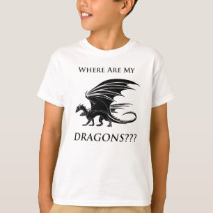 Camiseta ¿Dónde están mis dragones???