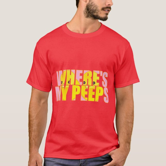 Camiseta ¿Dónde están mis píos? (Anverso)