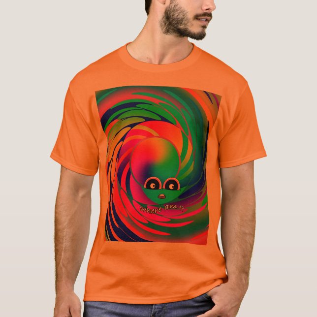 Camiseta ¿Dónde Estoy? Hombres (Anverso)