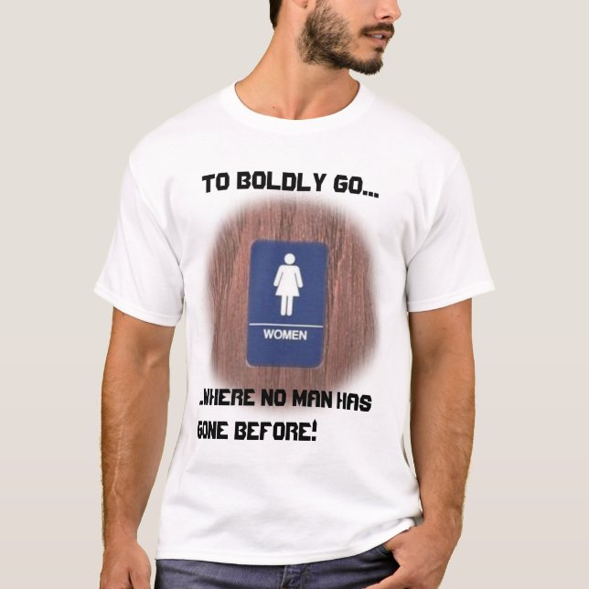 Camiseta Donde ha ido ningún hombre antes (Anverso)