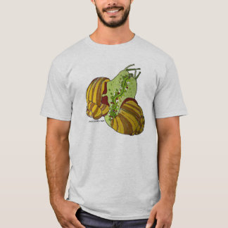 Camiseta donde haga los caracoles vienen de