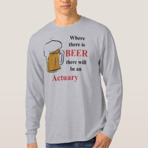 Camiseta Donde hay cerveza - actuario